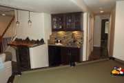 Basement wet bar