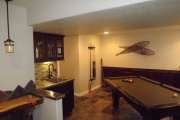 Basement wet bar